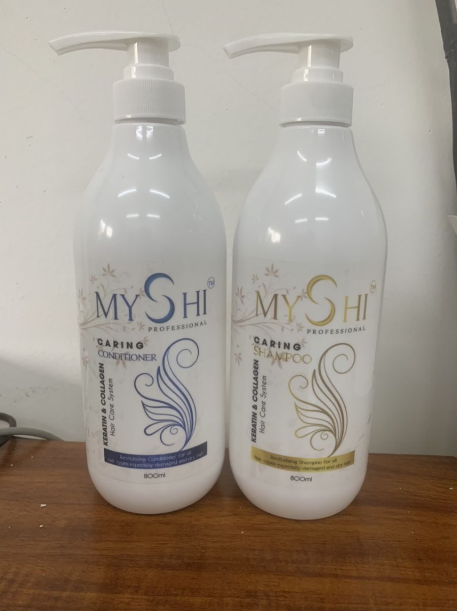 Cặp gội xả phục hồi tóc Keratin và Collagen MyShi 800ml x2