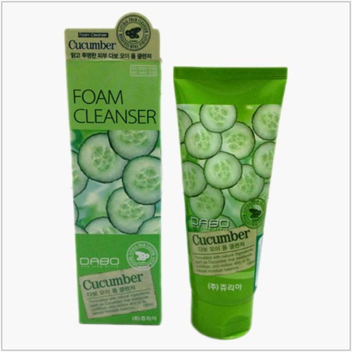 Sữa rửa mặt Dabo Cucumber Foam Cleanser 180ml Hàn Quốc