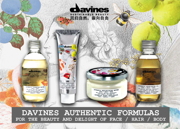 DAVINES AUTHENTIC FORMULAS - Đem nhan sắc và sự sảng khoái trên khuôn mặt, mái tóc, cơ thể - Dòng sản phẩm đa năng