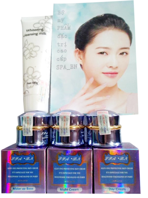 Bộ mỹ phẩm đặc trị nám, tàn nhang, làm trắng da cao cấp Spa BN