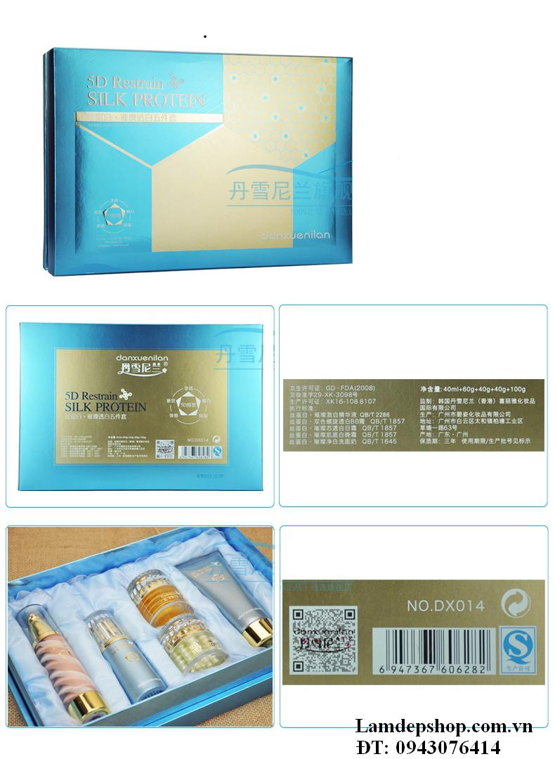 HOÀNG CUNG 5D- BỘ MỸ PHẨM DANXUENILAN CAO CẤP DƯỠNG TRẮNG CHUYÊN SÂU